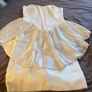 Vintage Silk Shoulder-less Dress